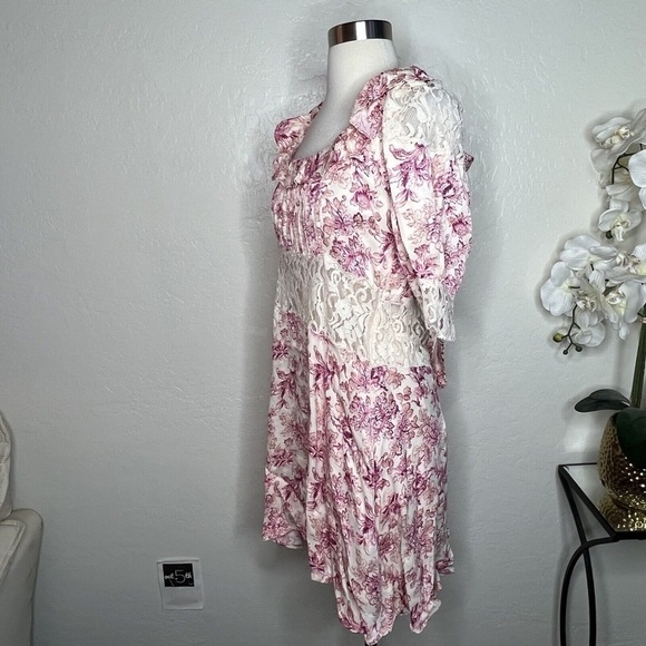 Lucie Mini in Pink Combo Free People L - Picture 5 of 9